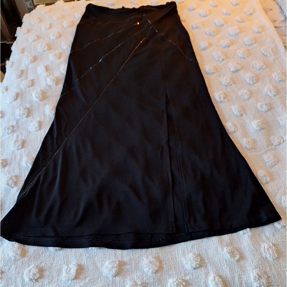 XL Nicole Bakti maxi skirt rhinestone  detail, party night